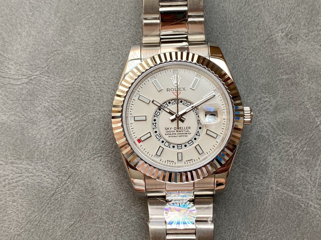 SKY-DWELLER 42 WHITE DIAL STAINLESS STEEL