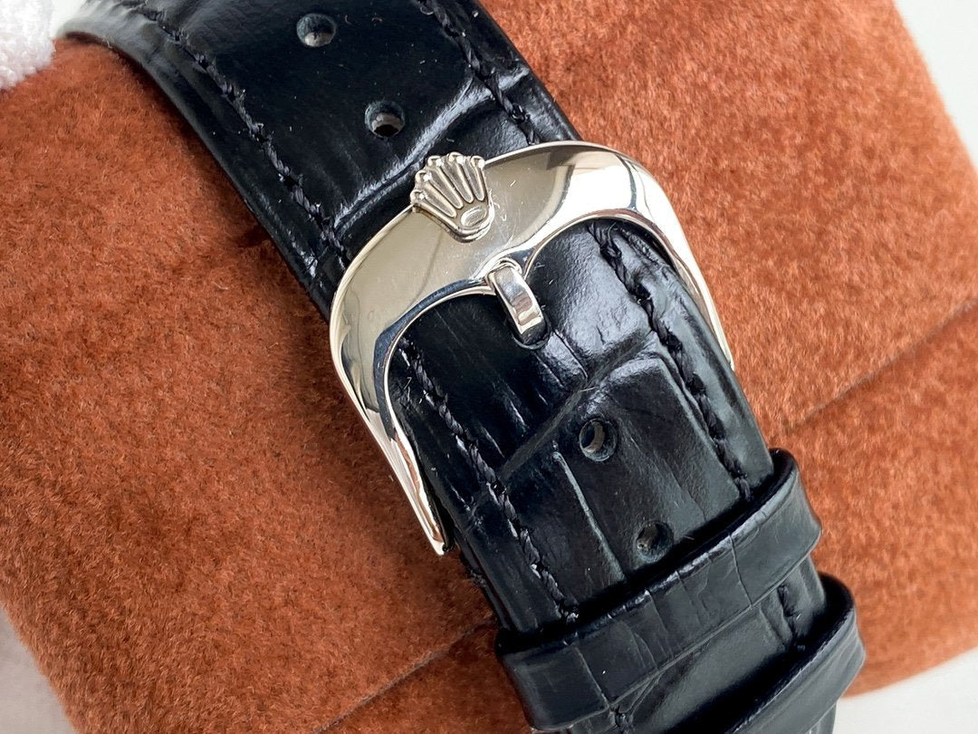 OYSTER PERPETUAL 41 STEEL CASE LEATHER