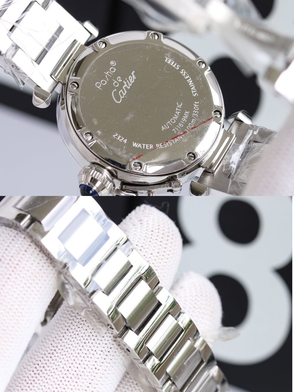 PASHA DE CARTIER 32MM AUTOMATIC STEEL CASE