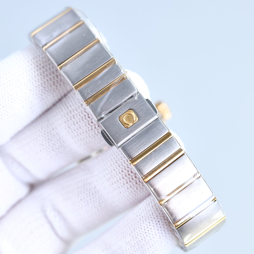 CONSTELLATION 27MM ROSE GOLD DIAMOND BEZEL