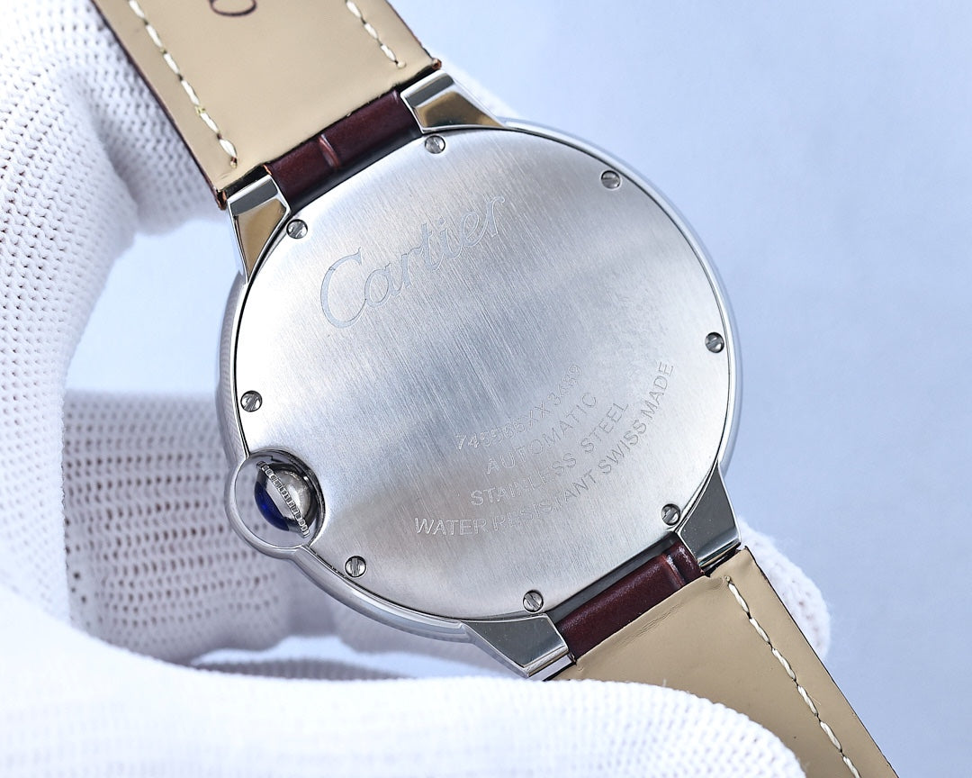 BALLON BLEU 36MM OPEN HEART DIAMOND NUMERALS