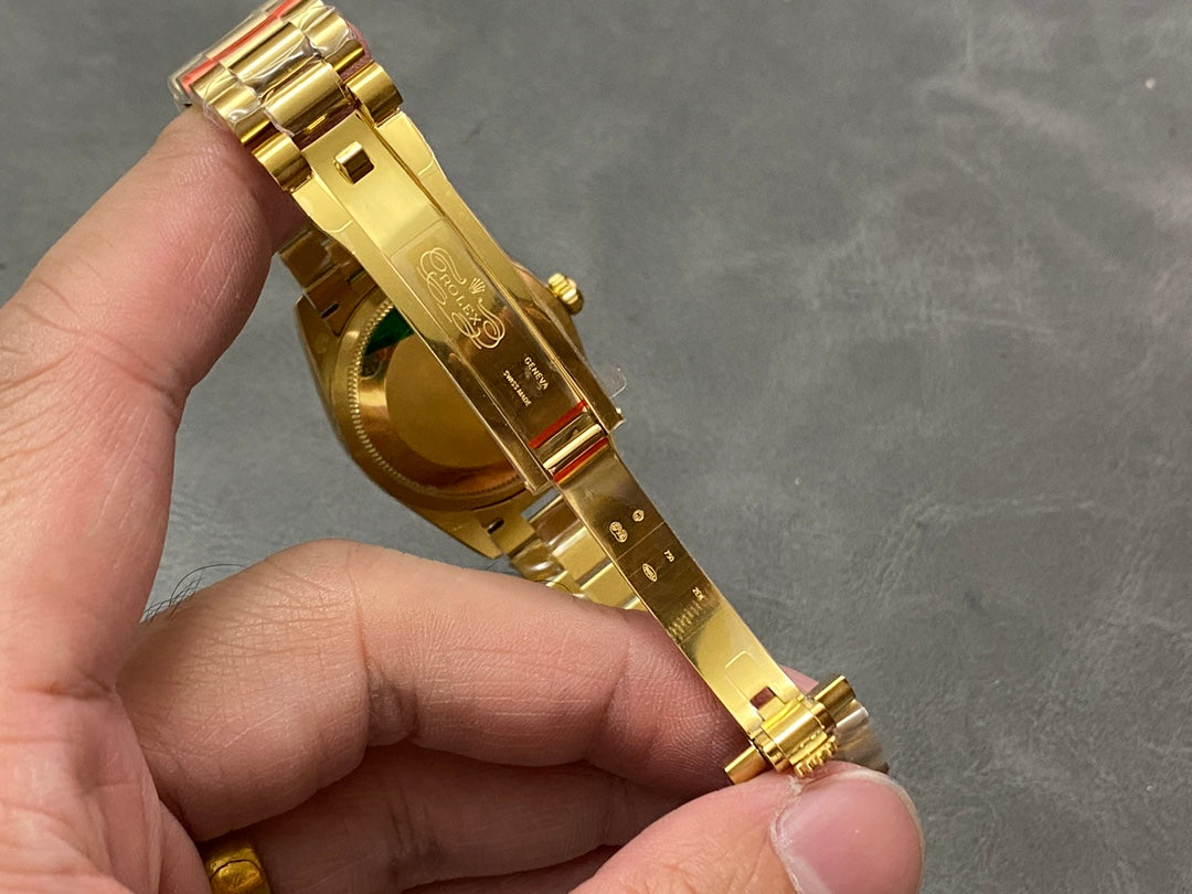 DATEJUST 31MM GOLD GREEN DIAL