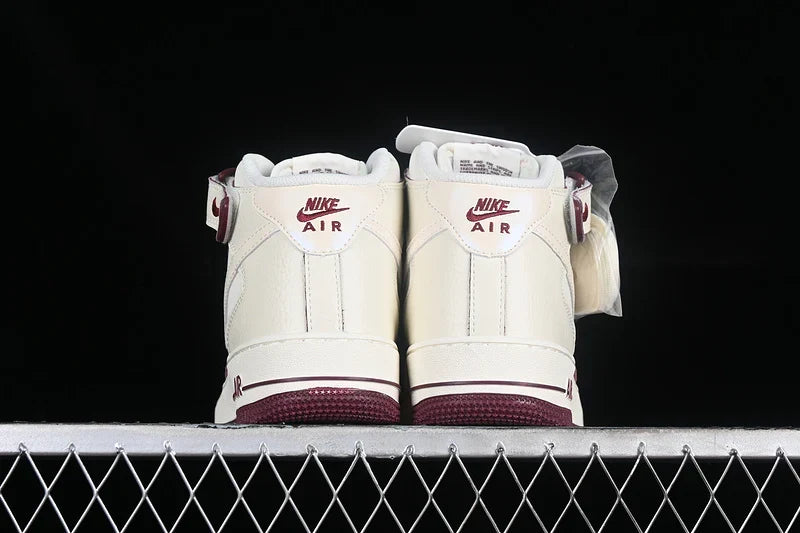 Nike Air Force 1 Mid "Sail/Crimson"