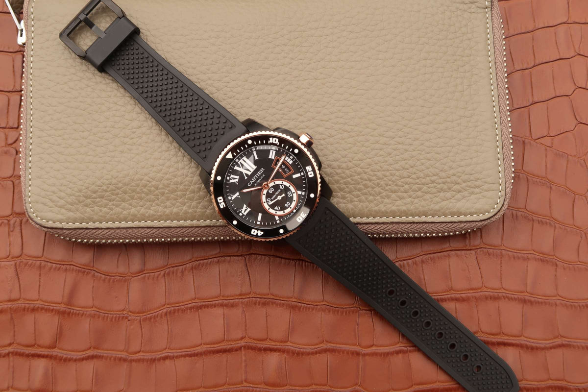 CALIBRE DIVER 42 AUTOMATIC BLACK CASE BLACK DIAL