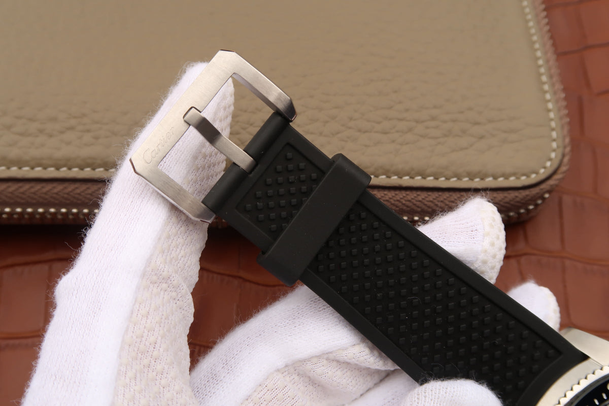 CALIBRE DIVER 42 AUTOMATIC STEEL CASE BLACK DIAL