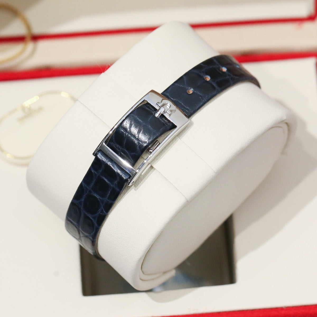 Omega De Ville 26.12mm Silver Blue Dial