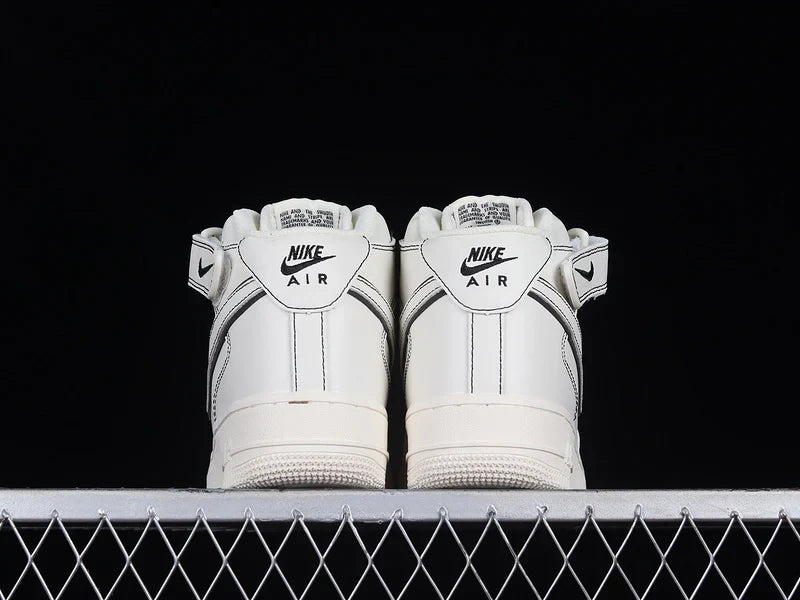 Nike Air Force 1 Mid Reflective "Triple Sail/Black"