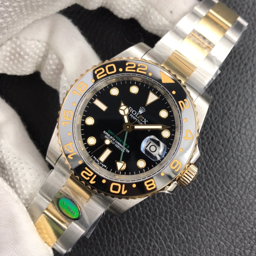 GMT-MASTER II STAINLESS STEEL YELLOW GOLD