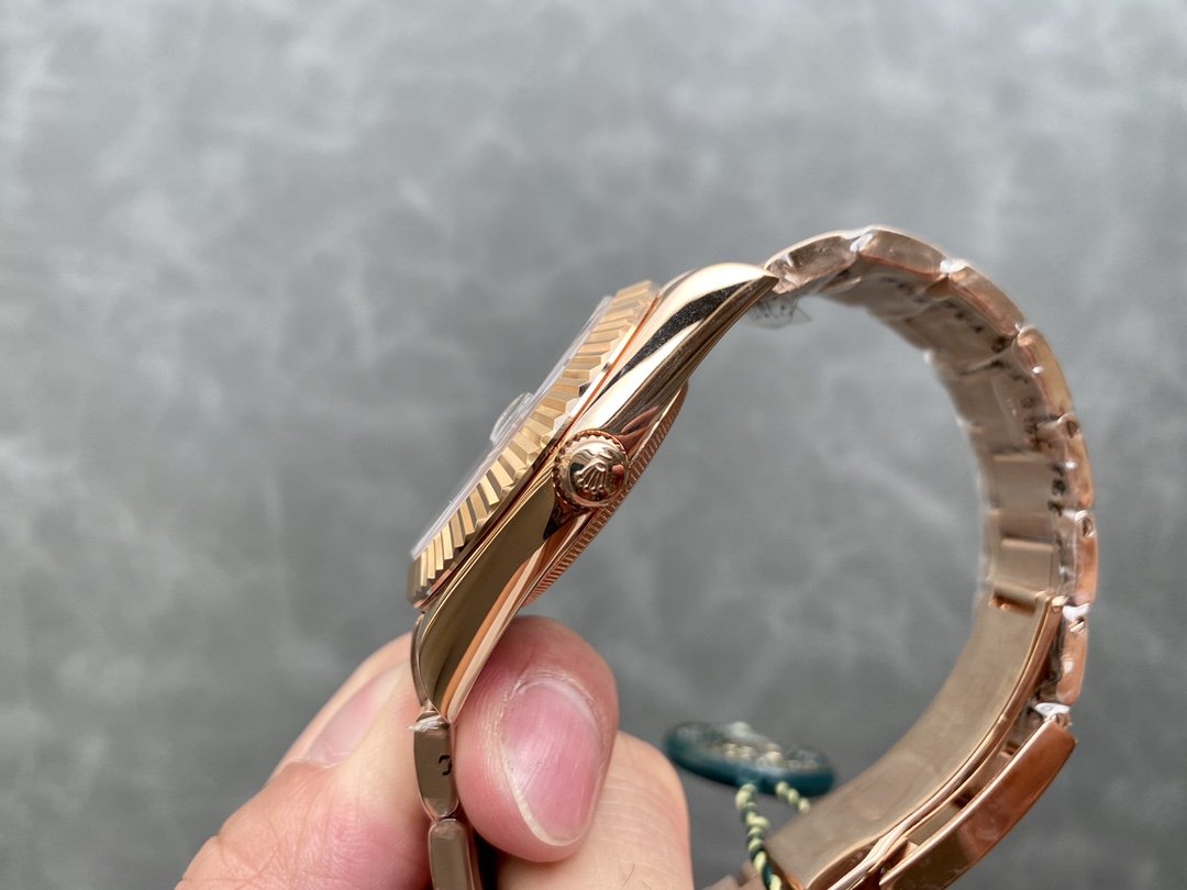 SKY-DWELLER 42 ROSE GOLD BROWN DIAL