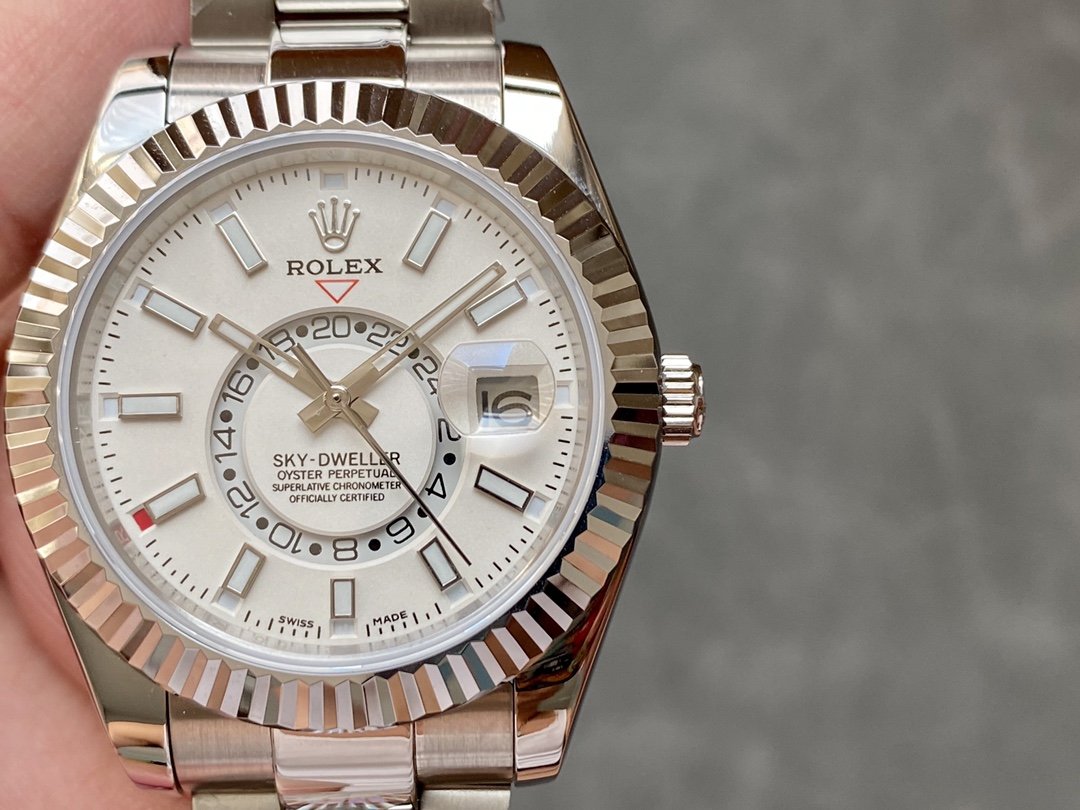 SKY-DWELLER 42 WHITE DIAL STAINLESS STEEL