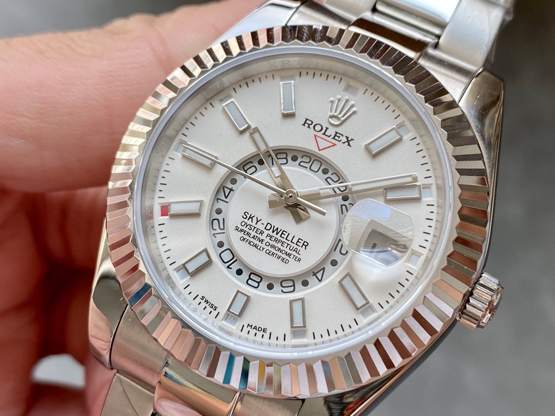 SKY-DWELLER 42 WHITE DIAL STAINLESS STEEL