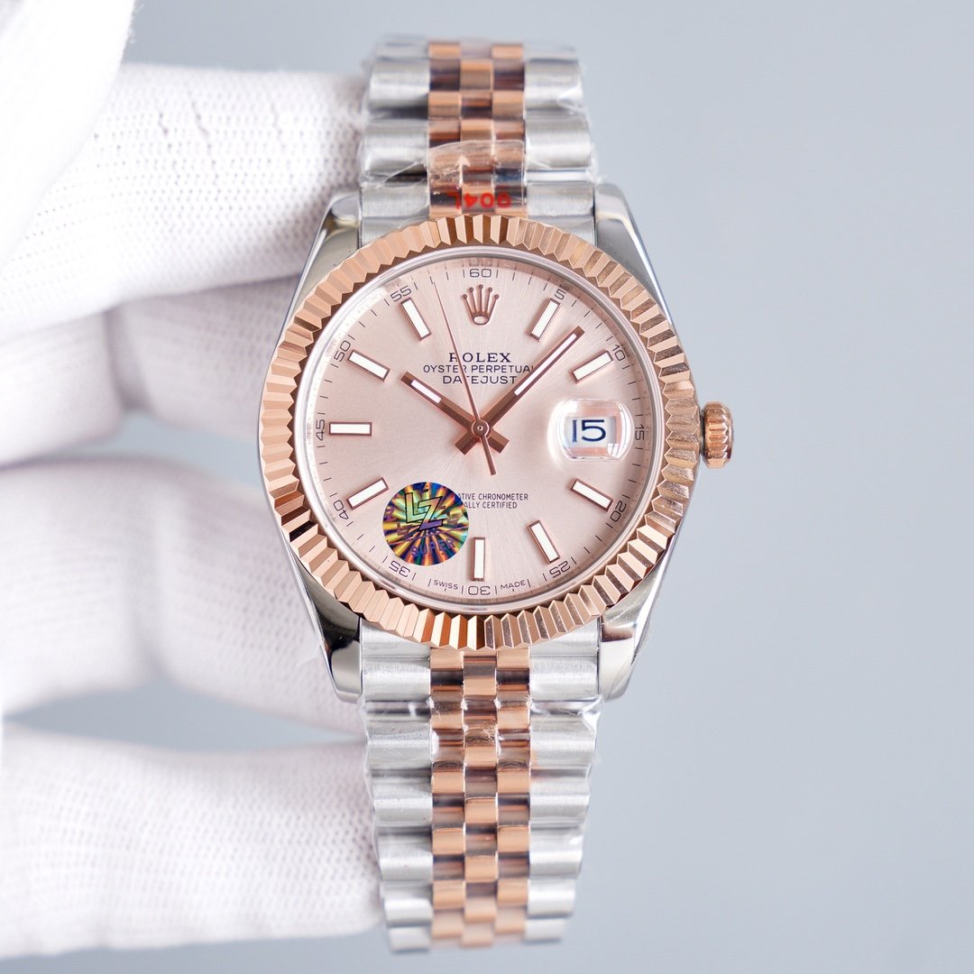DATEJUST 41MM TWO-TONE ROSE GOLD JUBILEE BRACELET