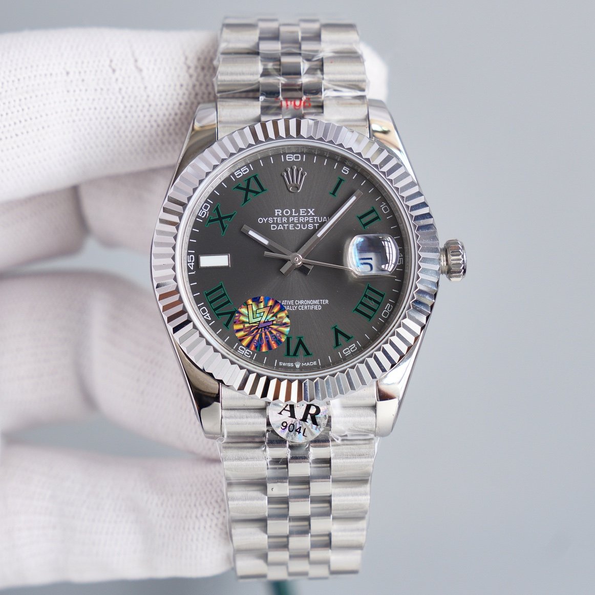 DATEJUST 41MM WIMBLEDON DIAL JUBILEE BRACELET