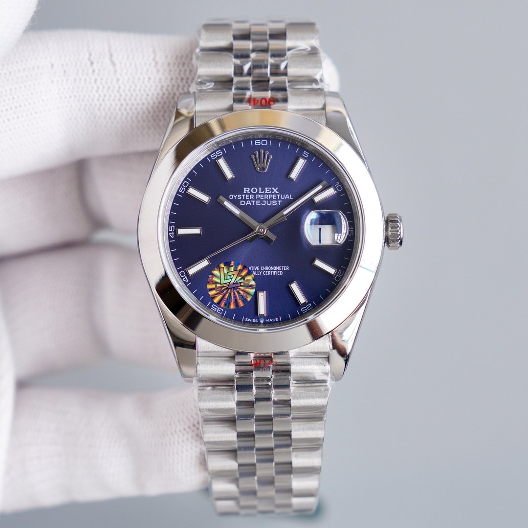 DATEJUST 41MM SMOOTH BEZEL STAINLESS STEEL