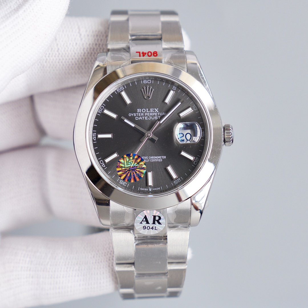 DATEJUST 41MM SMOOTH BEZEL STAINLESS STEEL