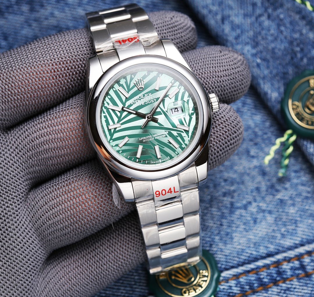 DATEJUST 41 STAINLESS STEEL CUSTOM GREEN DIAL