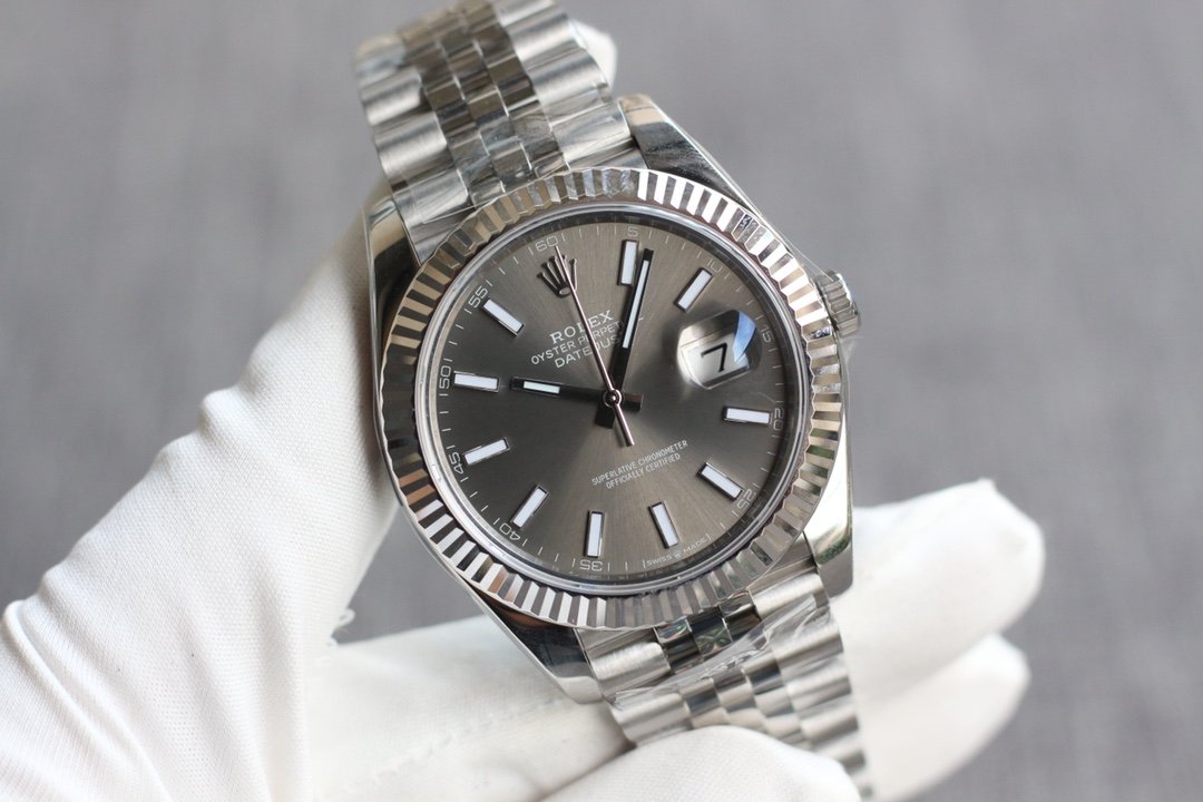 DATEJUST II 41 STAINLESS STEEL GREY DIAL