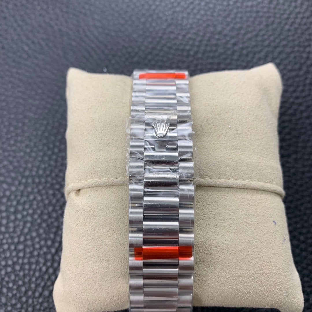 DAY-DATE 41MM STAINLESS STEEL CASE GREEN DIAL