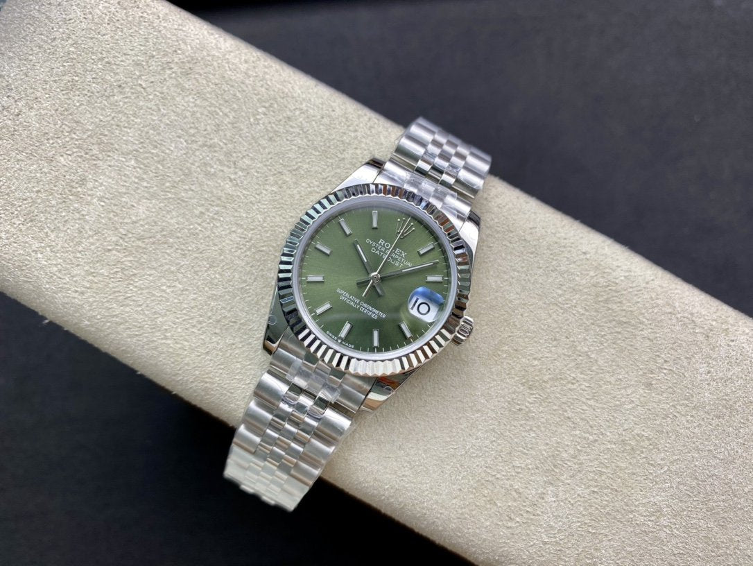 DATEJUST 41MM STAINLESS STEEL KHAKI DIAL