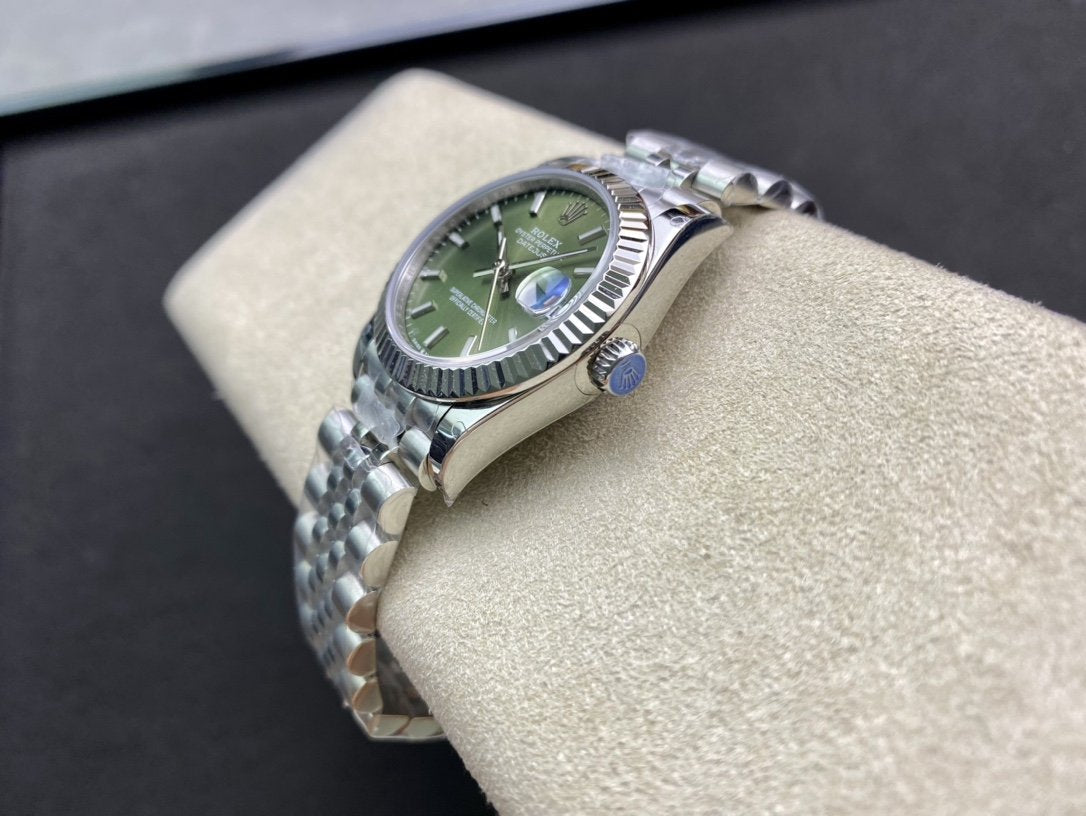 DATEJUST 41MM STAINLESS STEEL KHAKI DIAL
