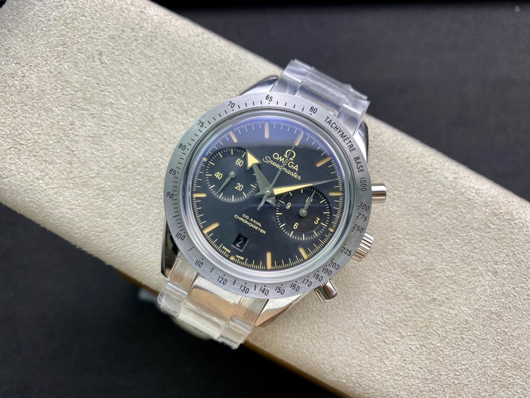 SPEED MASTER 57 BROAD ARROW STEEL BLACK DIAL