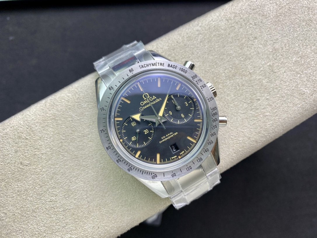 SPEED MASTER 57 BROAD ARROW STEEL BLACK DIAL