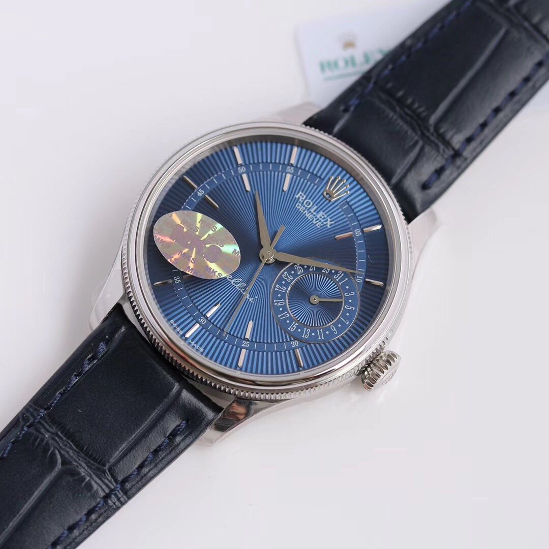 CELLINI DATE WHITE GOLD BLUE DIAL