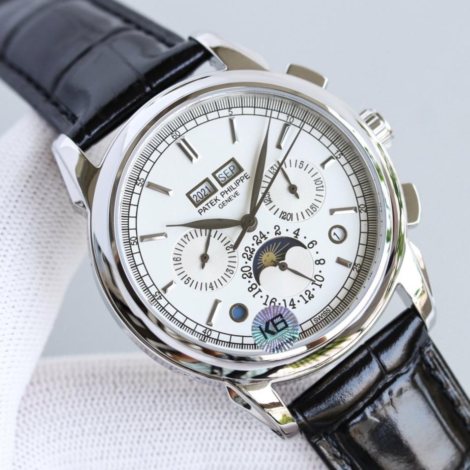PATEK GRAND COMPLICATION STAINLESS STEEL WHITE DIAL