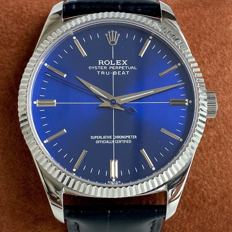 OYSTER PERPETUAL 41 STEEL CASE LEATHER