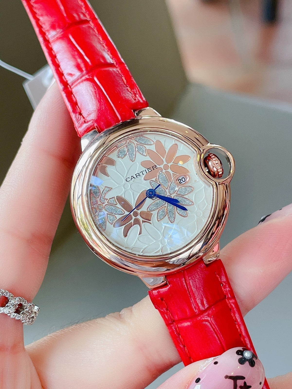 BALLON BLEU 33MM CUSTOM DIAL LEATHER STRAP