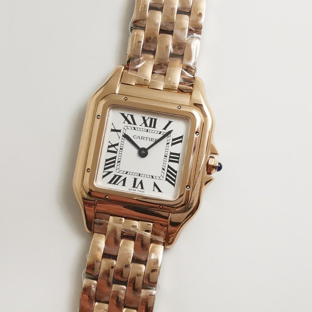 PANTHERE DE CARTIE QUARTZ ROSE GOLD CASE