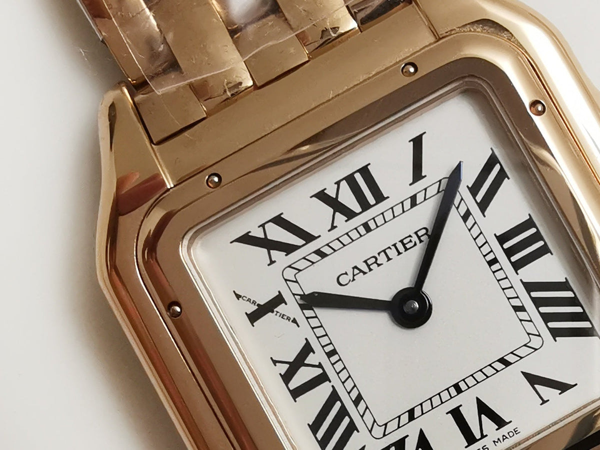 PANTHERE DE CARTIE QUARTZ ROSE GOLD CASE