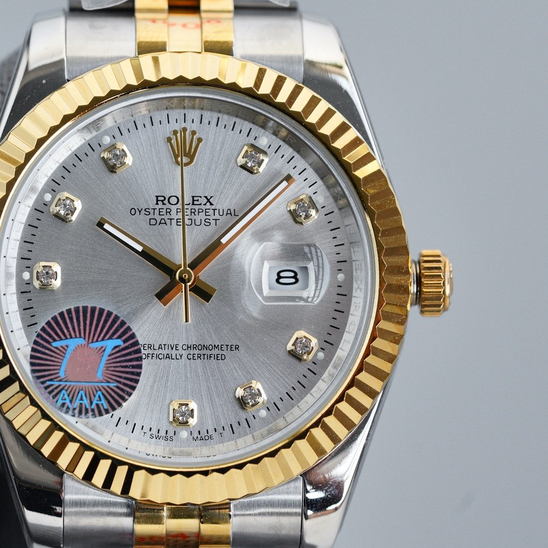DATEJUST 41MM TWO-TONE GREY DIAL JUBILEE BRACELET