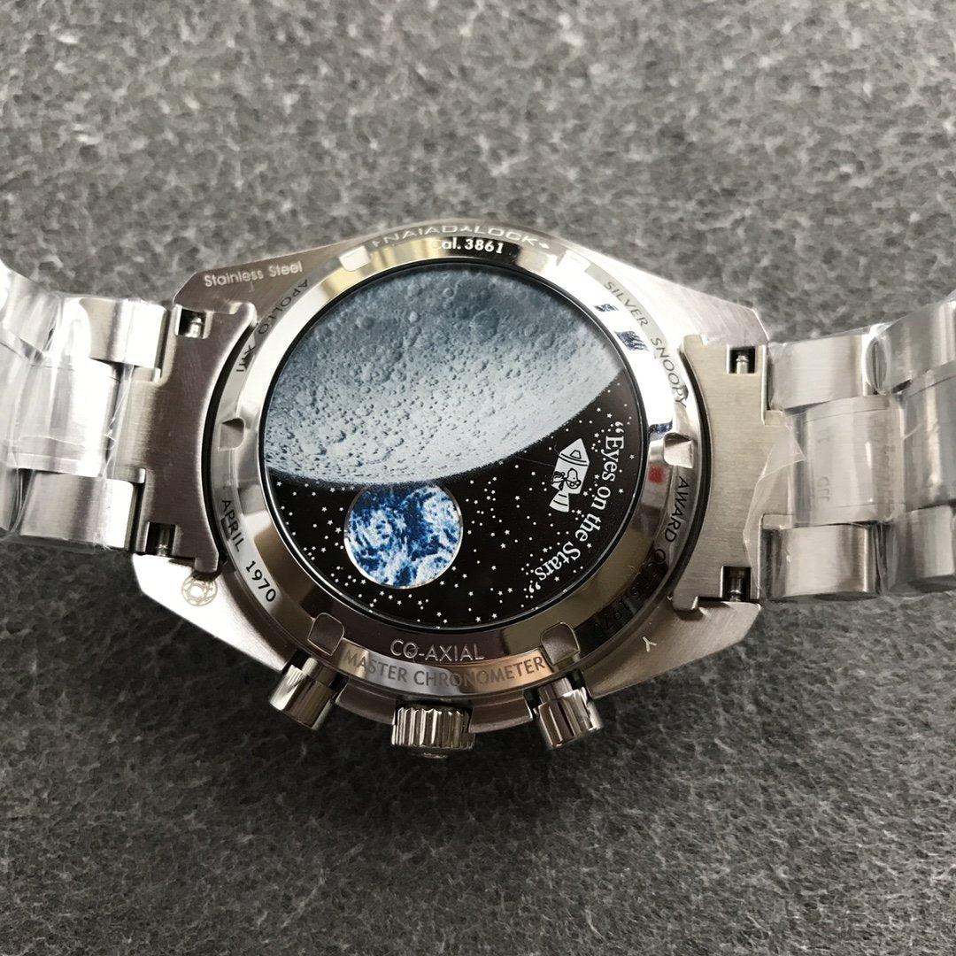 SPEEDMASTER SILVER SNOOPY STAINLESS STEEL BEST VERSION