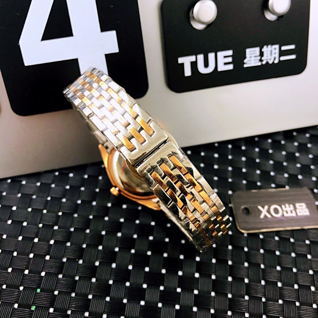 DE VILLE 33MM QUARTZ GOLD STEEL