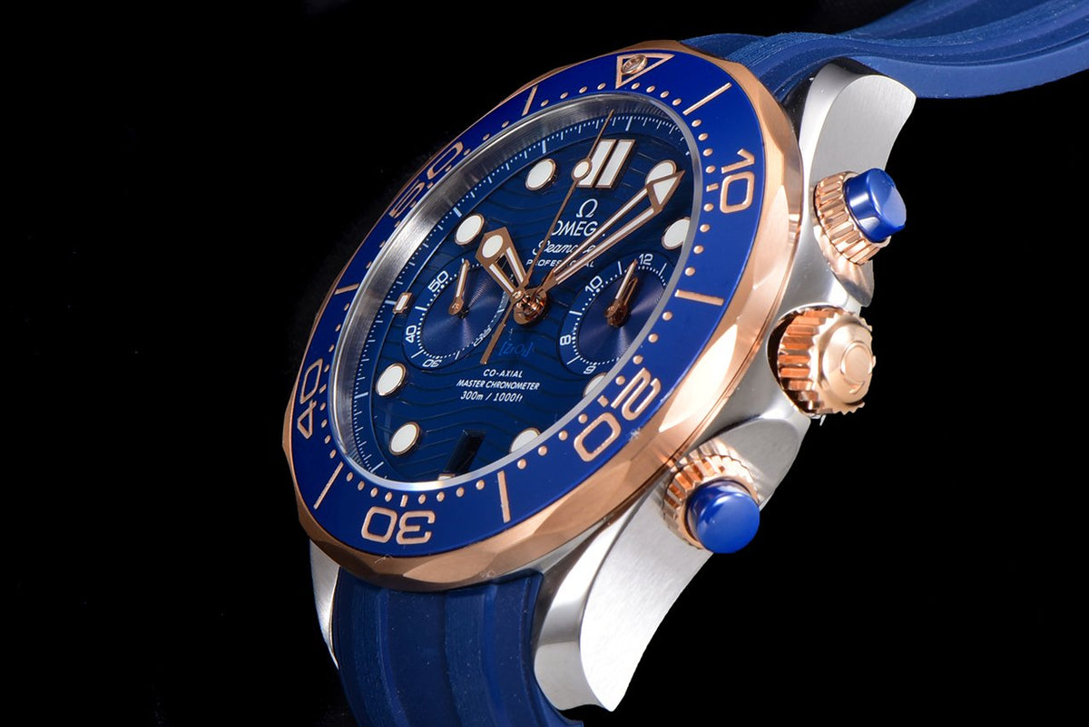 SEAMASTER DIVER 300M CHRONOGRAPH BLUE ROSE GOLD