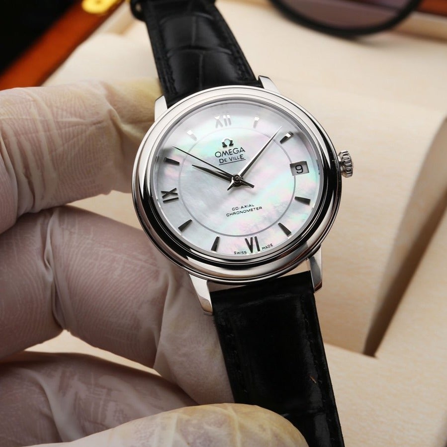 DE VILLE CO-AXIAL 32.7MM MOTHER OF PEARL DIAL
