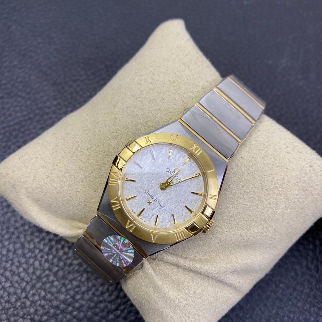 CONSTELLATION QUARTZ 28MM GOLD STEEL