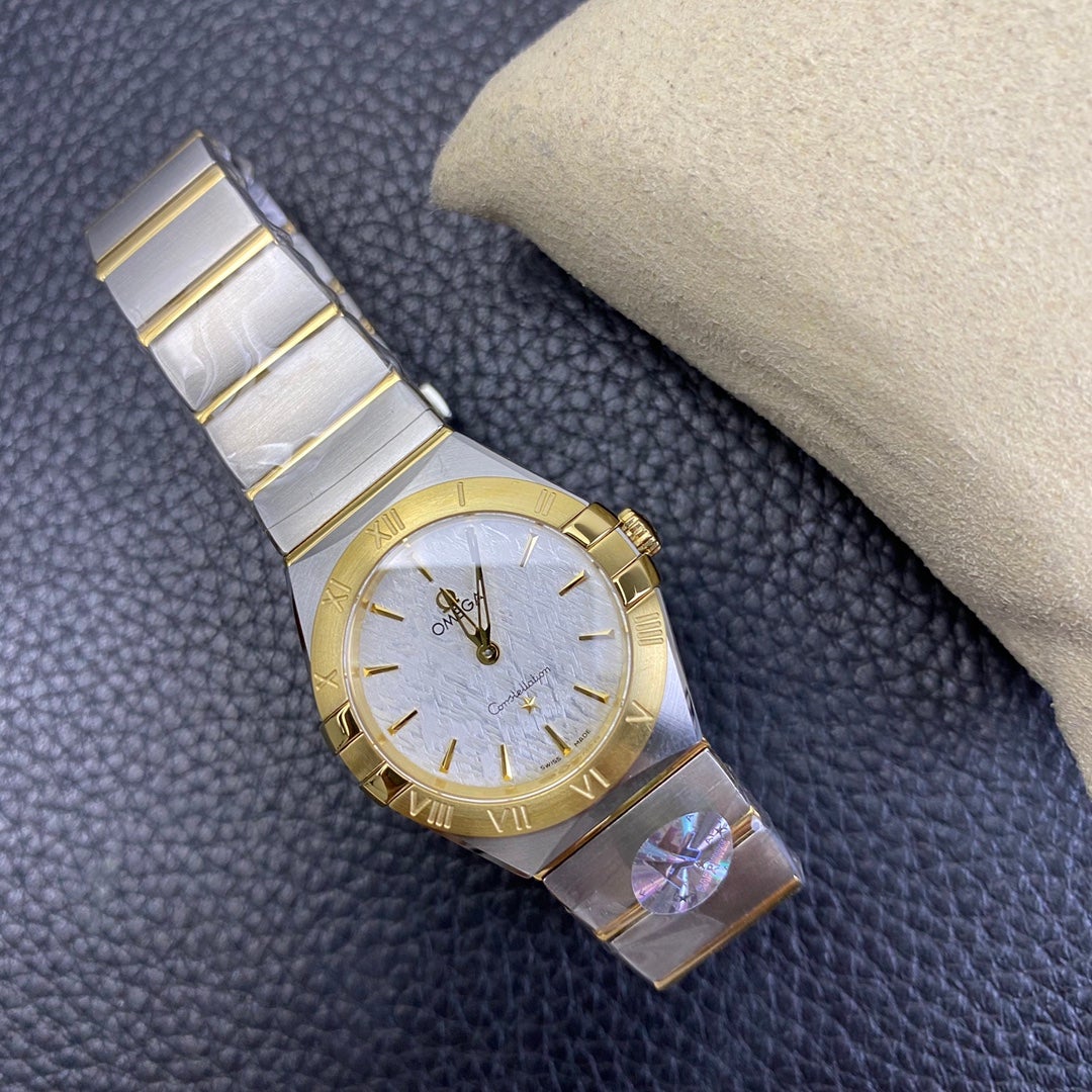 CONSTELLATION QUARTZ 28MM GOLD STEEL