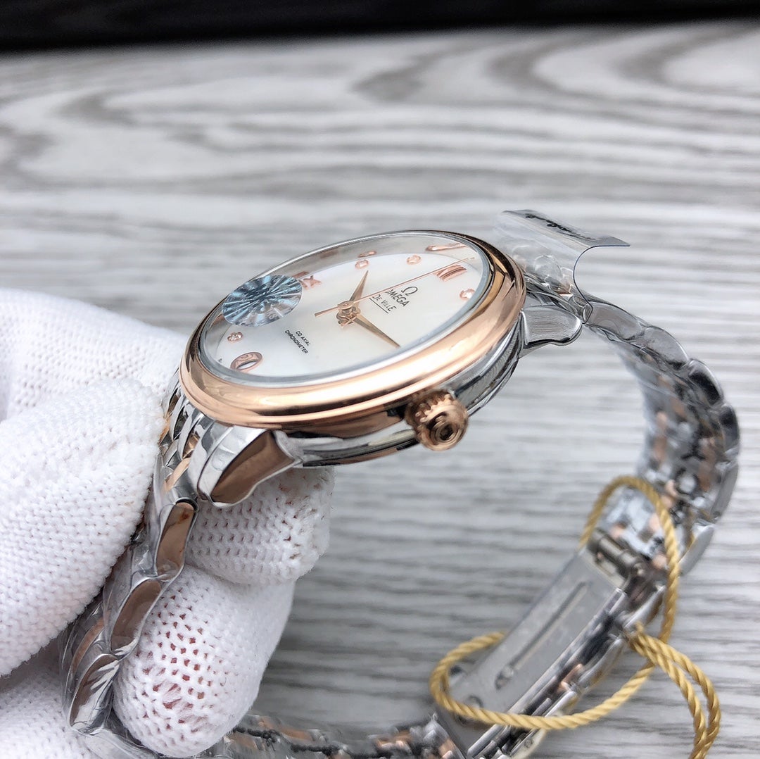 DE VILLE PRESTIGE CO-AXIAL 32.7MM MOP DIAL