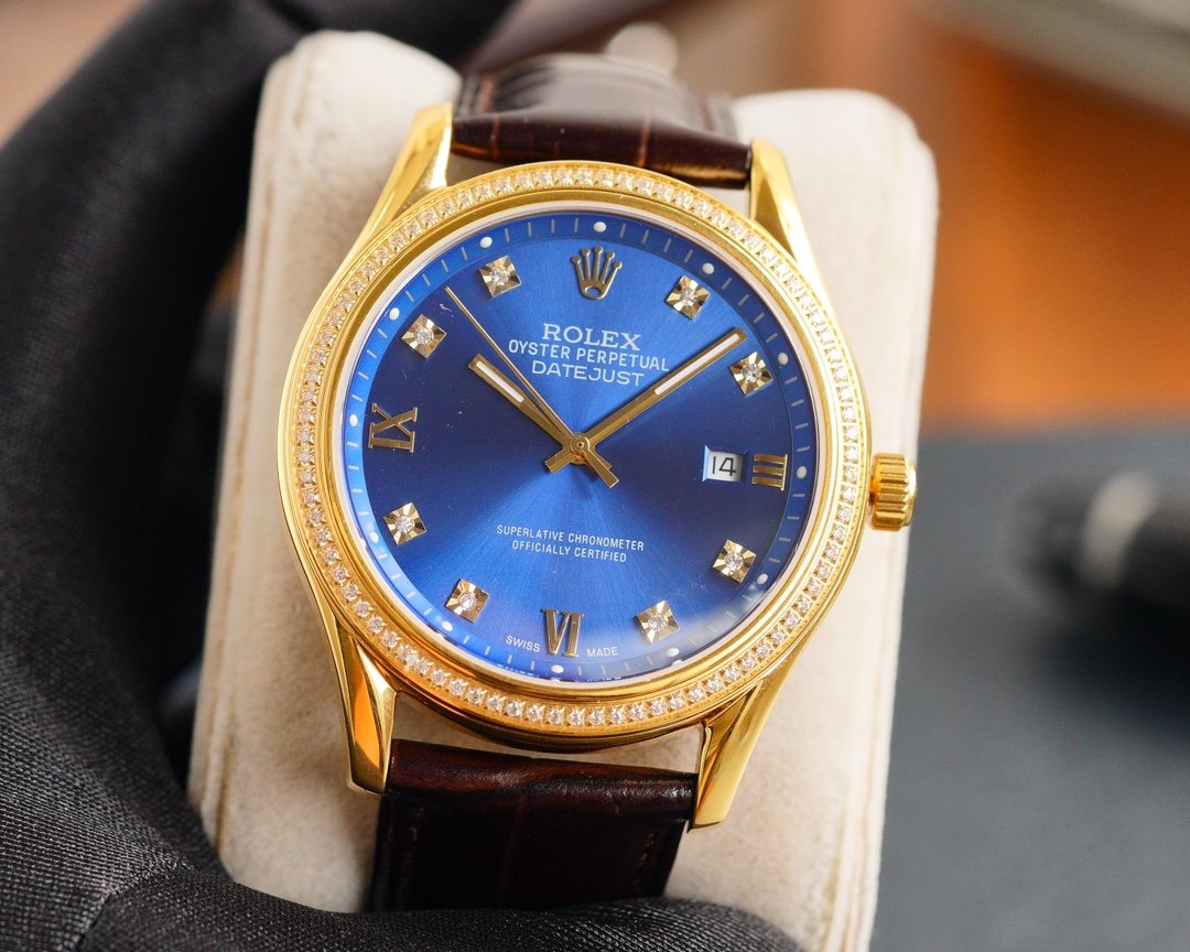 DATEJUST 41MM GOLD DIAMOND BEZEL