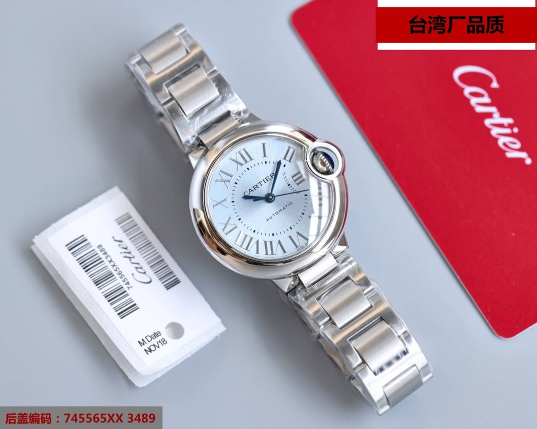 BALLON BLEU 33MM STEEL ICE BLUE DIAL