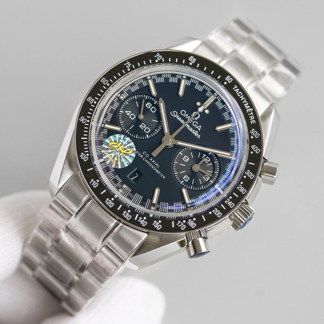 SPEEDMASTER RACING MASTER CHRONOMETER 44MM CERAMIC BLACK DIAL