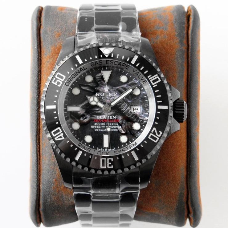 SEA-DWELLER DEEPSEA 44MM  BLACK CUSTOM BUFFALO DIAL