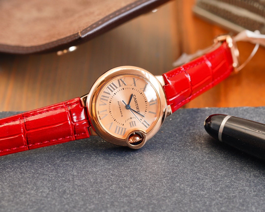 BALLON BLEU 33MM AUTOMATIC ROSE GOLD DIAL