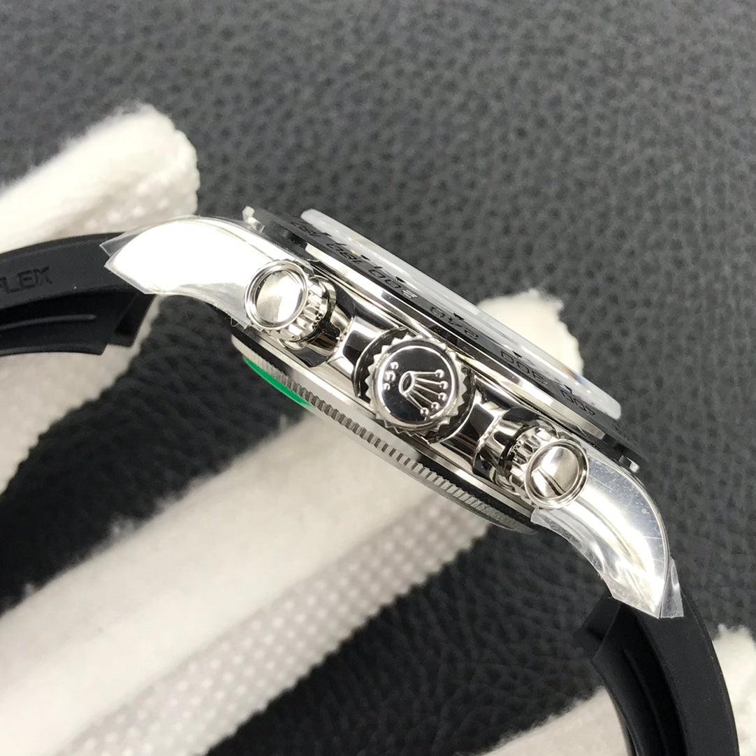 DAYTONA 40MM METEORITE ROMAN DIAL 116509 RUBBER STRAP