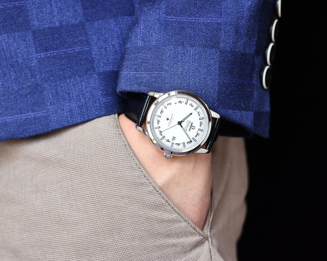 SEAMASTER GLOBEMASTER 40MM WHITE DIAL ANNUAL CALENDAR