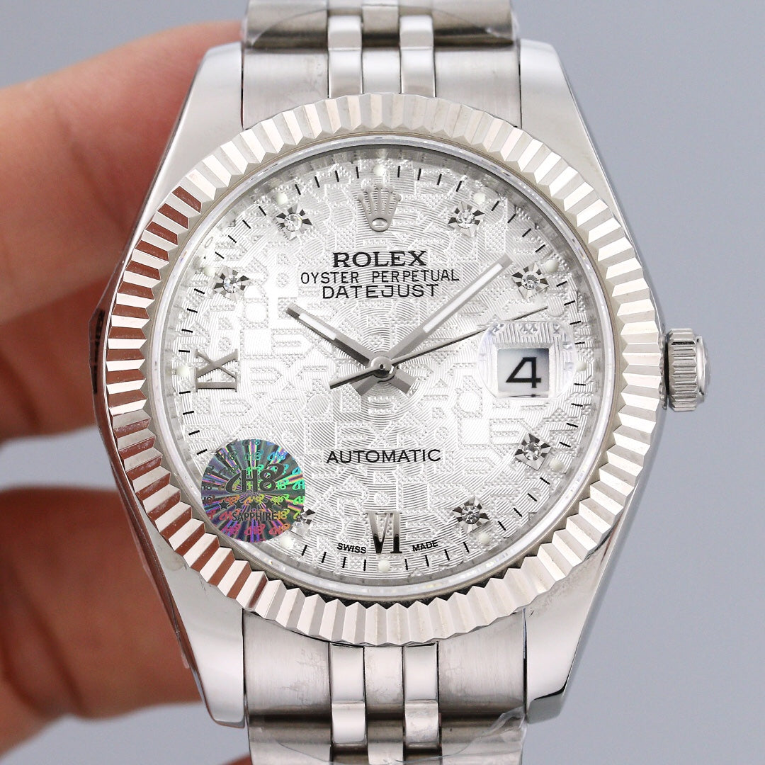 DATEJUST 41M STEEL CASE FLUTED MOTIF DIAL