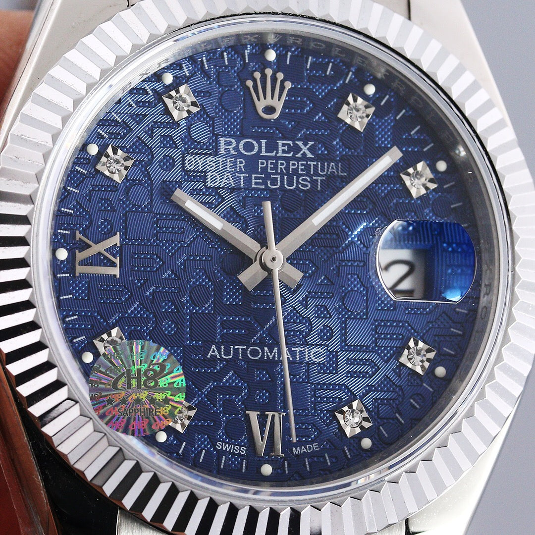 DATEJUST 41M STEEL CASE FLUTED MOTIF DIAL