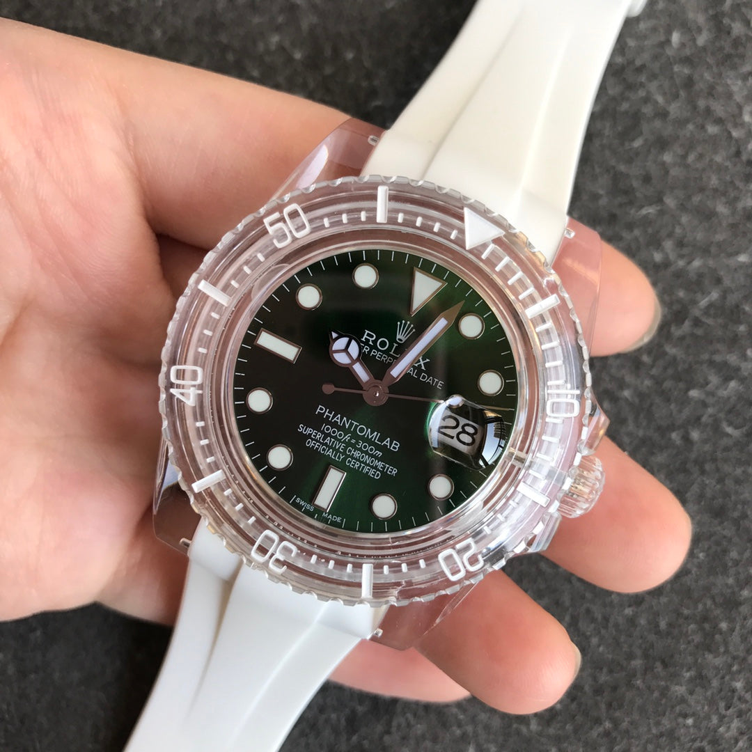 SUBMARINER DATE 40 CUSTOM SAPPHIRE GREEN DIAL